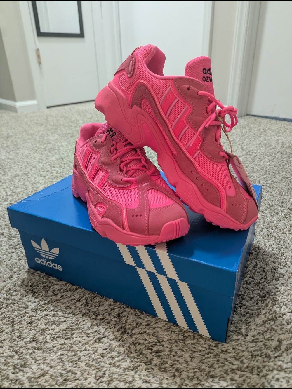 Adidas Ozweego Pink Chunky Sneakers